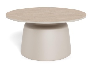 Masa de cafea bej/gri din ceramica 70 cm Santorini Actona Company