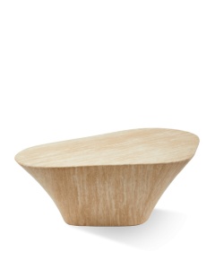 Masa de cafea crem din fibre 51x88 cm Look Pols Potten