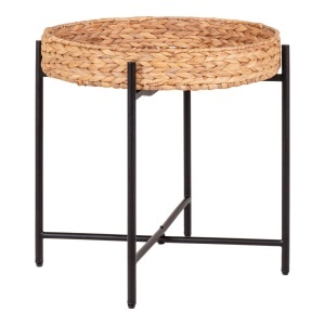 Masa de cafea din fibre naturale maro 49 cm Naro House Nordic