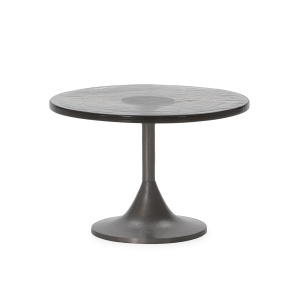 Masa de cafea din metal gri inchis 58 cm Terry Thai Natura