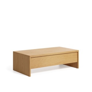 Masa de cafea extensibila maro 60x110 cm Abilen Kave Home