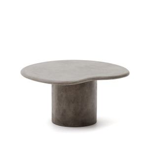 Masa de cafea exterior gri din ciment 77x83 cm Macarella Kave Home