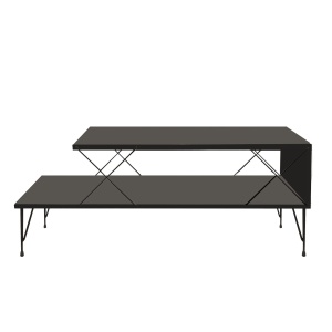 Masa de cafea gri 50x100 cm Loire The Home Collection