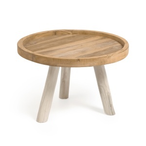 Masa de cafea maro din lemn 55 cm Glenda Kave Home