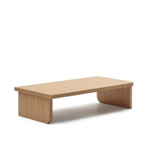 Masa de cafea maro din lemn 75x140 cm Oaq Kave Home