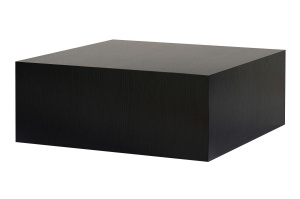 Masa de cafea neagra 90x90 cm Prizma Nordure