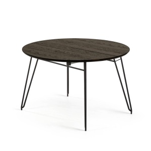 Masa dining extensibila din lemn 120x120(200) cm Milian Kave Home