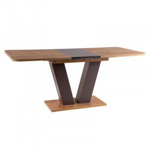 Masa dining extensibila maro 80x136(176) cm Platon Style The Home Collection
