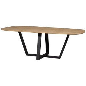 Masa dining maro din lemn 99x219 cm Tablo Tgl Woood