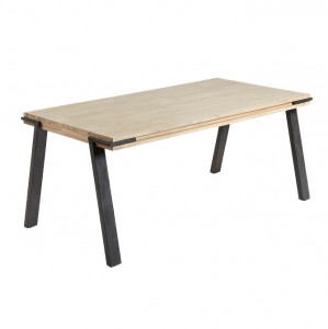 Masa dining maro din lemn de salcam si MDF 90x160 cm Thinh Kave Home