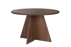 Masa dining maro inchis 120 cm Virella Nordure