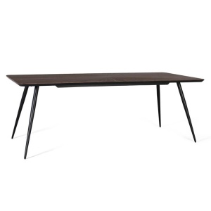 Masa dining maro/neagra din lemn 100x220 cm Noralem Giner y Colomer