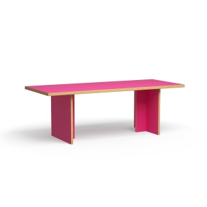Masa dining roz zmeura 90x220 cm Jeff HKliving