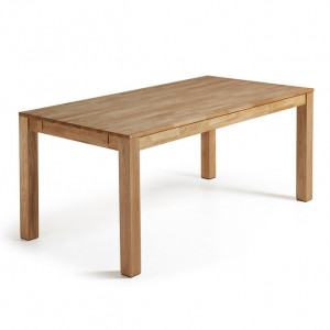 Masa extensibila din lemn stejar 120(200)x75 cm Isbel Kave Home