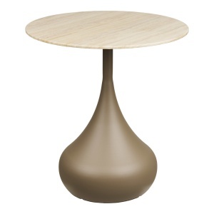 Masa laterala din metal kaki 70 cm Pienza House Nordic