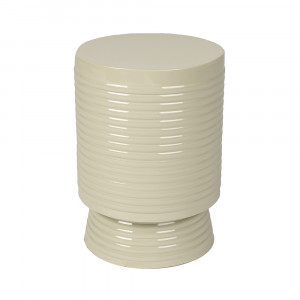 Masa laterala ivorie din metal 25 cm Sven Quiet Object