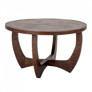 Masuta de cafea maro din lemn de mango 75 cm Jassy Creative Collection