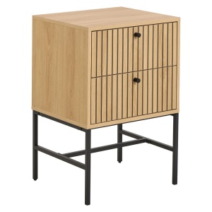 Noptiera maro/neagra din metal Albany Actona Company