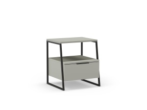 Noptiera neagra/verde din metal Velia The Home Collection