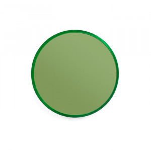 Oglinda decorativa rotunda verde din metal 45 cm You're So Ugly M Bold Monkey