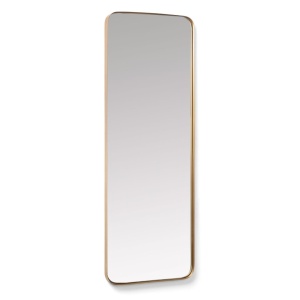 Oglinda dreptunghiulara aurie din metal 55x151 cm Orsini Kave Home