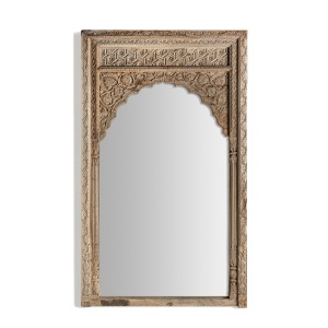 Oglinda dreptunghiulara maro din lemn 103x205 cm Argeen Vical Home