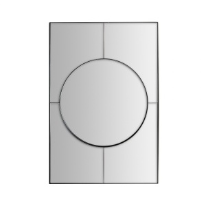 Oglinda dreptunghiulara neagra din metal 61x91 cm Ferdi Vical Home