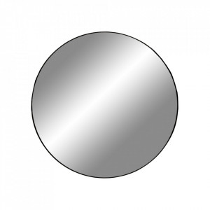 Oglinda rotunda neagra din otel 60 cm Jersey House Nordic