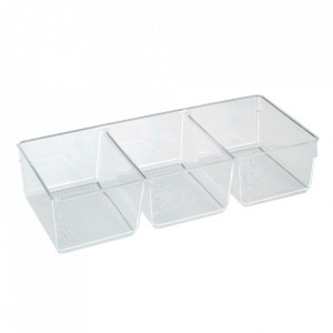 Organizator transparent din plastic acrilic Femme Three Wenko