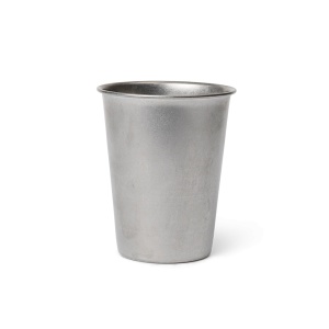 Pahar argintiu din metal 300 ml Tumbled Ferm Living