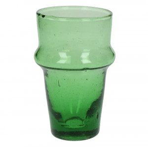 Pahar verde din sticla 6x11 cm Miti Pomax