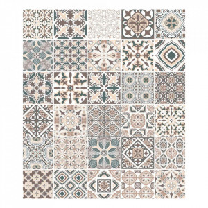 Panou antistropire perete multicolora din sticla 60x70 cm Tile Wenko