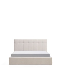 Pat ecru din textil 150x200 cm Darnela Chenille Kave Home