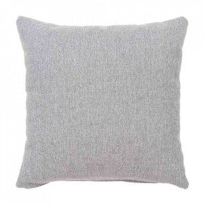 Perna decorativa gri deschis din poliester 40x40 cm Lido House Nordic