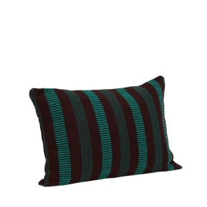 Perna dreptunghiulara maro/verde din bumbac 40x60 cm Morph Hubsch