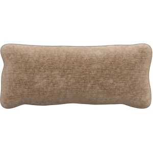 Perna dreptunghiulara roz piersica din catifea 30x70 cm Bean Chenille Woood