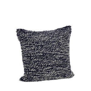 Perna patrata albastru inchis din bumbac 50x50 cm Blend Hubsch