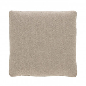 Perna patrata bej din textil 60x60 cm Blok Kave Home