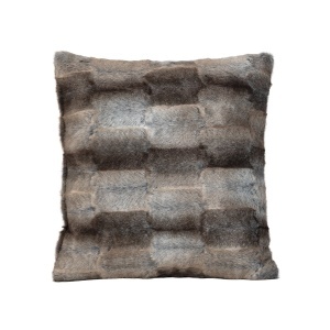 Perna patrata din textil maro/bej 40x40 cm Toury Thai Natura