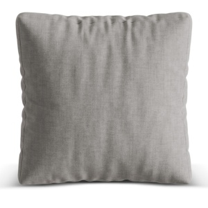 Perna patrata gri deschis din textil 55x55 cm Martina Micadoni