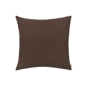 Perna patrata maro ciocolata din bumbac 50x50 cm Sen Ferm Living
