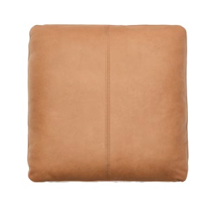 Perna patrata maro din piele 60x60 cm Blok Kave Home