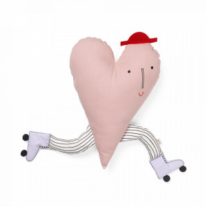 Perna roz din bumbac 32x44 cm Heart Ferm Living