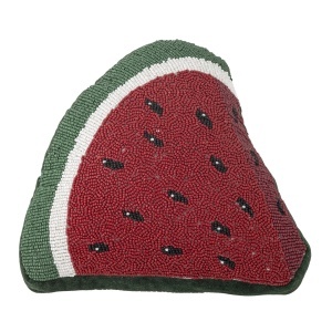 Perna triunghiulara multicolora din fibre 30x30 cm Senga Bloomingville