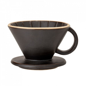 Picurator cafea negru din ceramica Leah Bloomingville