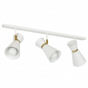 Plafoniera alba din metal cu 3 becuri Kedar Quiet Object