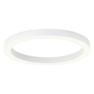 Plafoniera alba din metal Pure Lines Round 50 Zuma Line