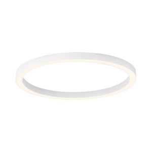 Plafoniera alba din metal Pure Lines Round Zuma Line