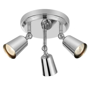 Plafoniera argintie din metal cu 3 becuri Tiny Markslojd