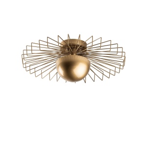 Plafoniera aurie din metal Kaya L The Home Collection